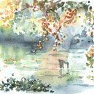 Thumb Ein Teich im Herbst